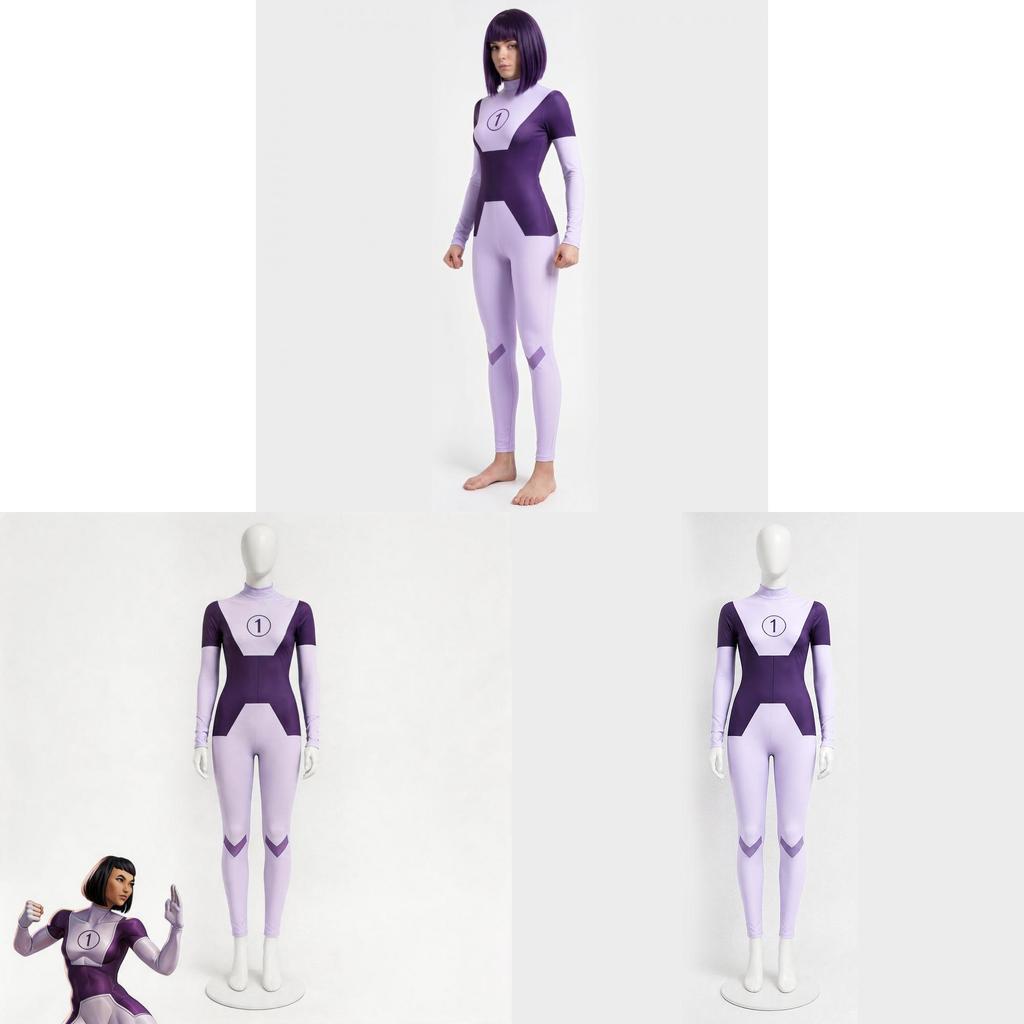 Tuta Cosplay Invincible Duplikate in Tessuto Poliestere per Costume di Halloween