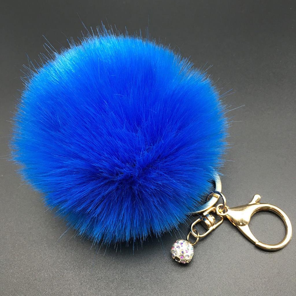 Kaninchenfell Herz Ball PomPom Auto Schlüsselanhänger Handtasche Anhänger ZP Kaninchenfell Herz Ball PomPom Auto Schlüsselanhänger Handtasche Anhänger ZP