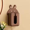 Wall-Mounted Paper Drawer Box Rectangular Towel Storage Box Cartoon Rabbit Tissue Box  Kitchen
