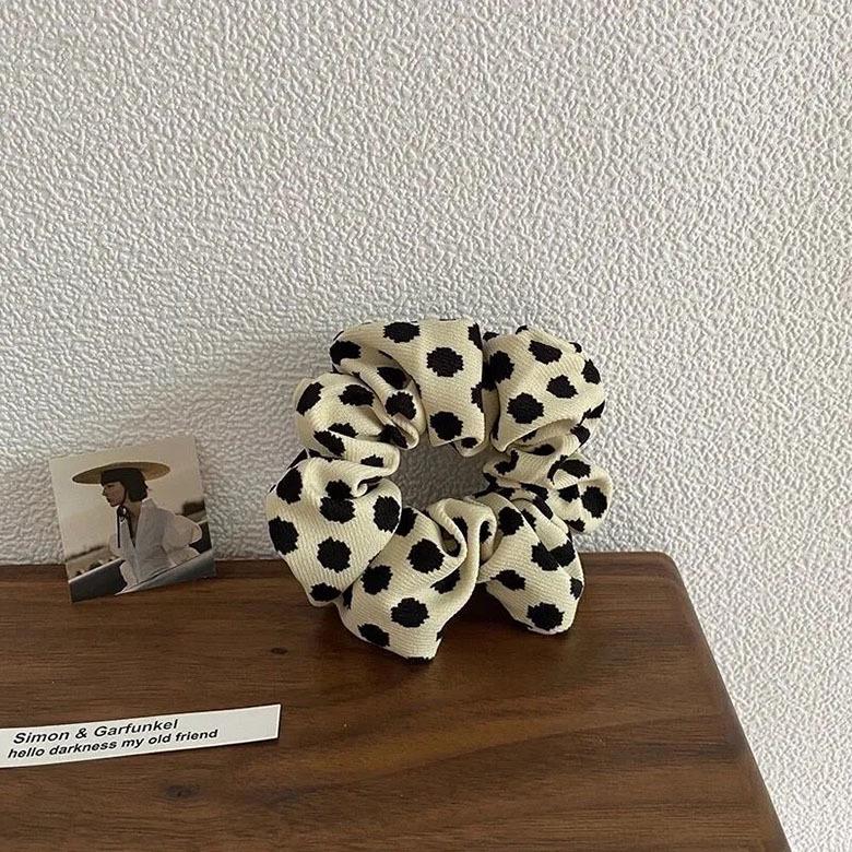 Koreanisches Retro-Haargummi mit Leopardenmuster: Schickes und schlichtes Haarband im französischen Stil für Damen