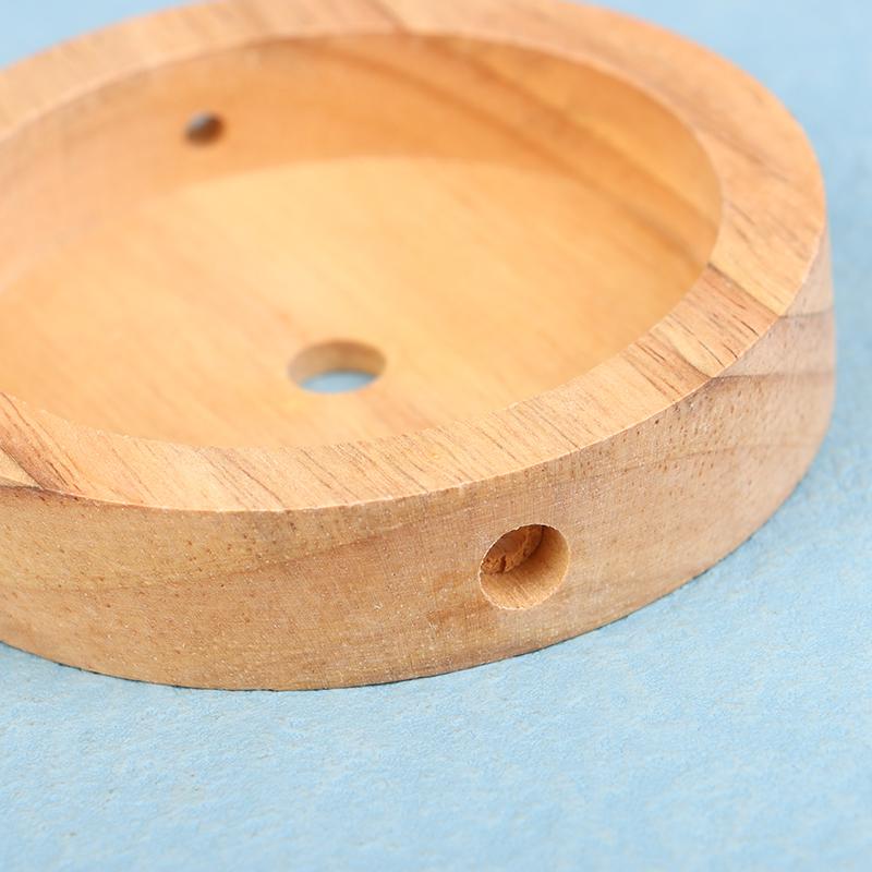 10Cm Wooden Light Canopy Kit Wood Lamp Bases Ceiling Panel Chassis Lamps Lighting Accessories Vintage Chandelier Ceiling Plate