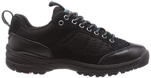 Asahi Medical Walk GT 021 Walking Shoes, Black, 22.0 cm, 4E