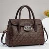 Stylish Boston Bag For Women With Large Capacity And Vintage Design In Black Color