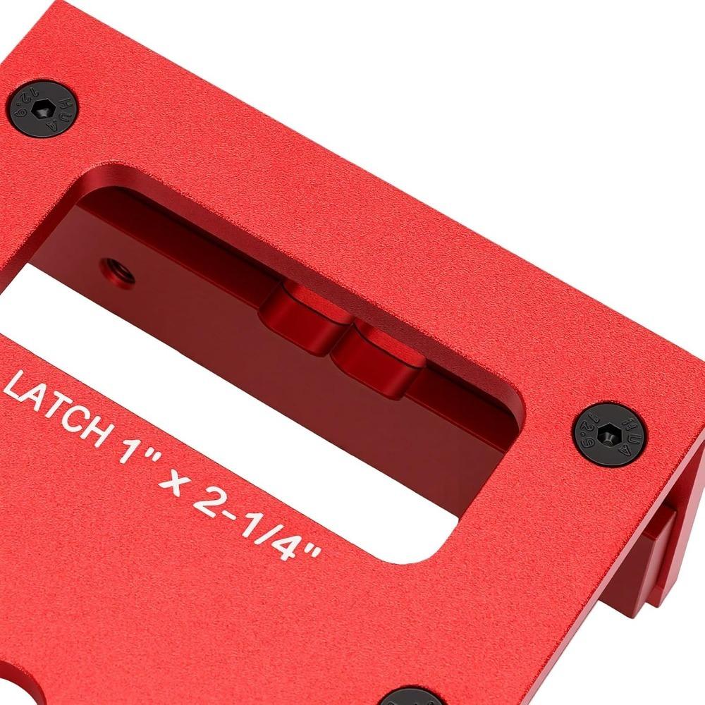 Clamp On Design Door Latch Mortise Tool Aluminum Alloy Mortise Template Kit  For Wood Doors