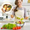 Multifunctional Stainless Steel Basin Food Grade Salad Bowl With Scale Heavy Duty Cooking Serving Bowl Salad Maker And Vegetable