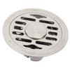 10cm Round Floor Drain Kit Stainless Steel Odor Prevention Shower Drain Bathroom Hair Strainer 50‑75mm Pipes