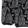 Stussy FW21 Cashew Flower Fleece Hooded Logo Jacket Unisex Jacket Black 118452
