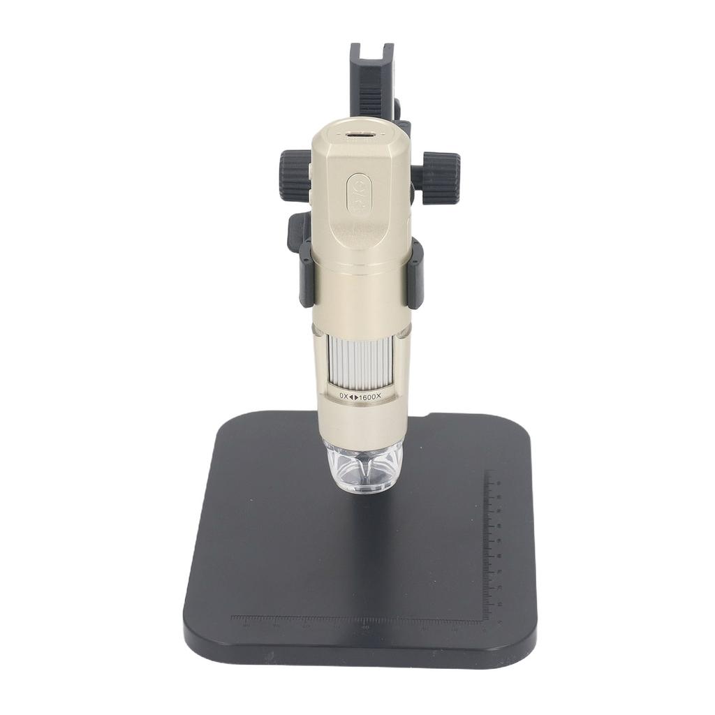 WiFi USB Digital Microscope 1600X High Definition Portable Wireless Microscope Camera with Adjustable Stand