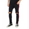 Mens Denim Contrast Striped Side Seams Jeans