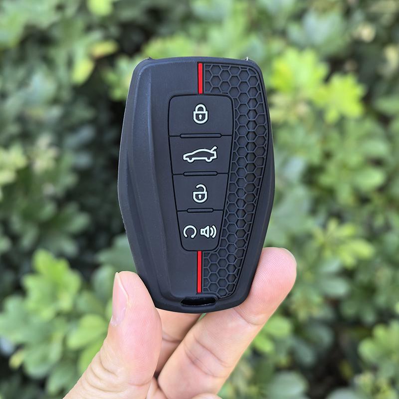 Silicone Car Smart Key Cover For Geely Coolray X6 Geometry C Emgrand Global Kulrey Hawk Gx7 Okavango Remote Auto Accessories