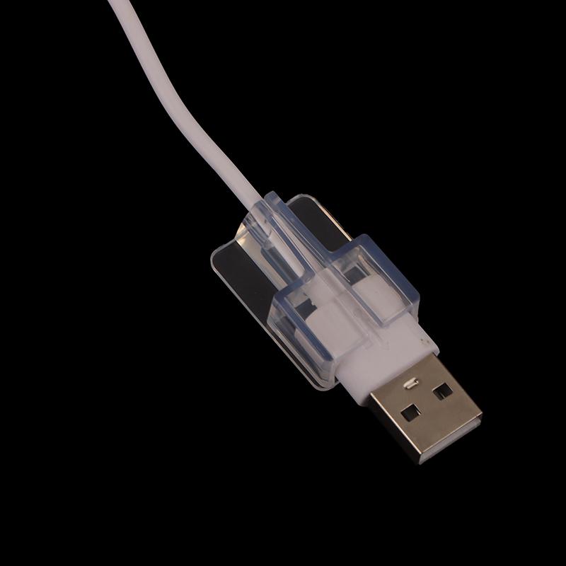 10Pcs Soft Silicone Charger Cable Winder Cable Protector Sleeve For Phone Data Cord Clear Case Clip