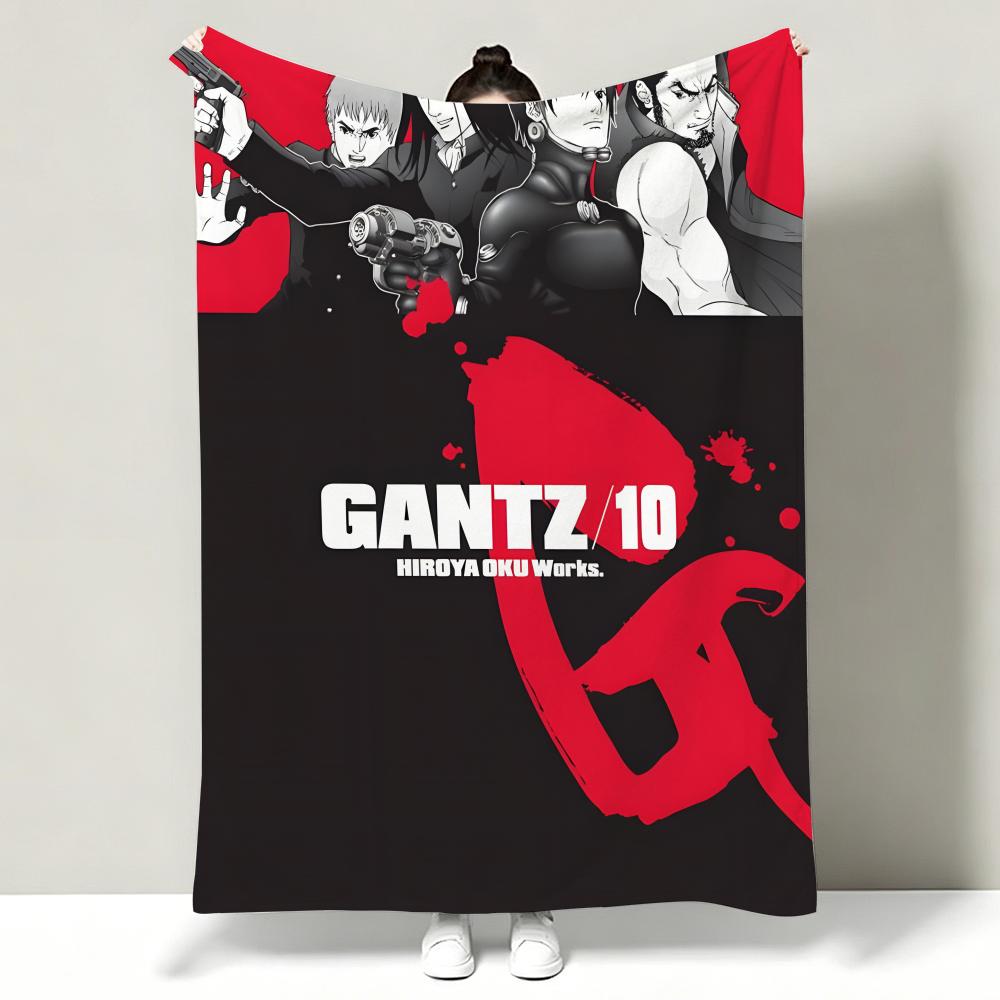 Anime GGANTZ Throw Soft Warm Flannel Throw Blanket Multiuse for Sofa Bed Office Nap
