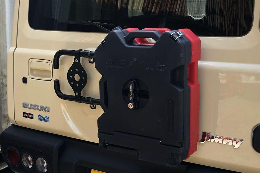 NEOPLOT Rear Carrier Multi-Mounting Bracket for RV RotopaX NPRX-M3 Multi-Mount Bar - 8 Hole Black