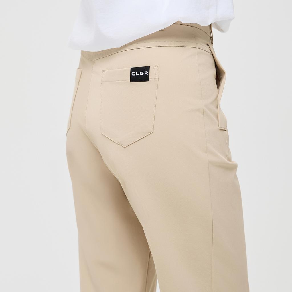 CHALLENGER Women'S Essential Tapered Fit Cargo Golf Pants Beige