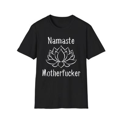 Namaste Motherf*cker Zabawna Koszulka z Motywem Jogi Medytacji Jogina Prezent