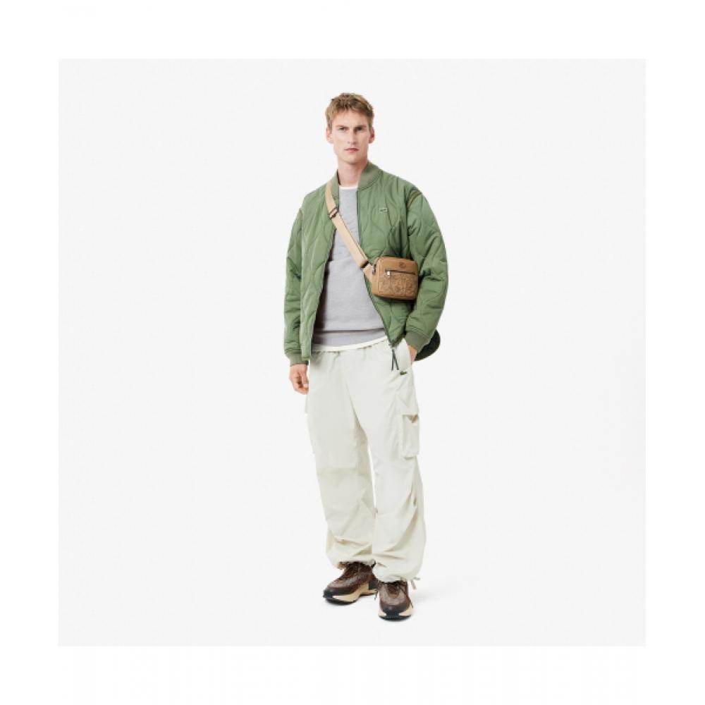 LacoSTe Men S Holiday Croc Crewneck T ShirT [melange Gray]