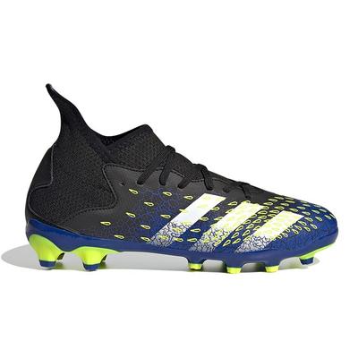 PREDATOR Slip Resistant Mid Top Kids' Soccer Shoes Black Blue Green Kids' FY0621