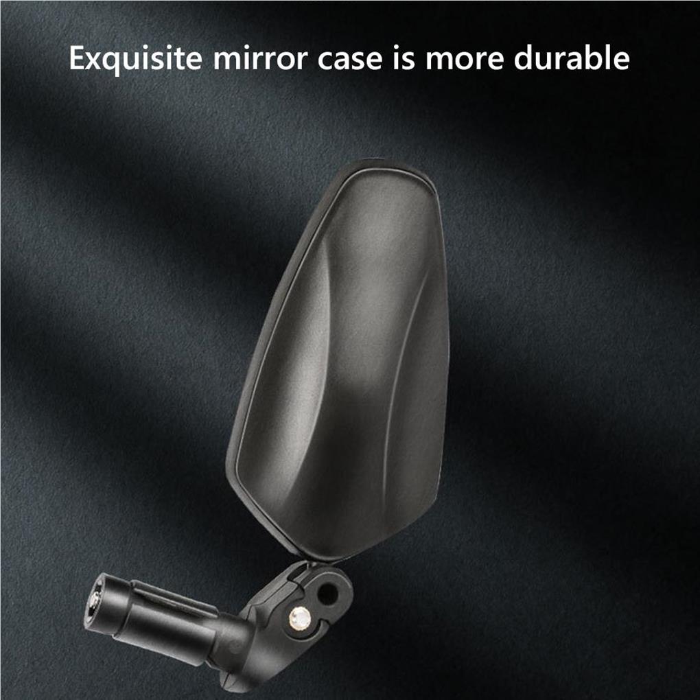 2PCS High-definition Bike Mirror 360 Rotation Adjustable Lightweight Rearview Mirror with 2 Wrenches Glass Mirrors Outdoor