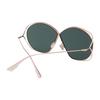 Dior Vintage Fashion Versatile Alloy Frame Irregular Shape Sunglasses Women sunglasses Dark-Green DIORSTELLAIRE2-200869DD868O7