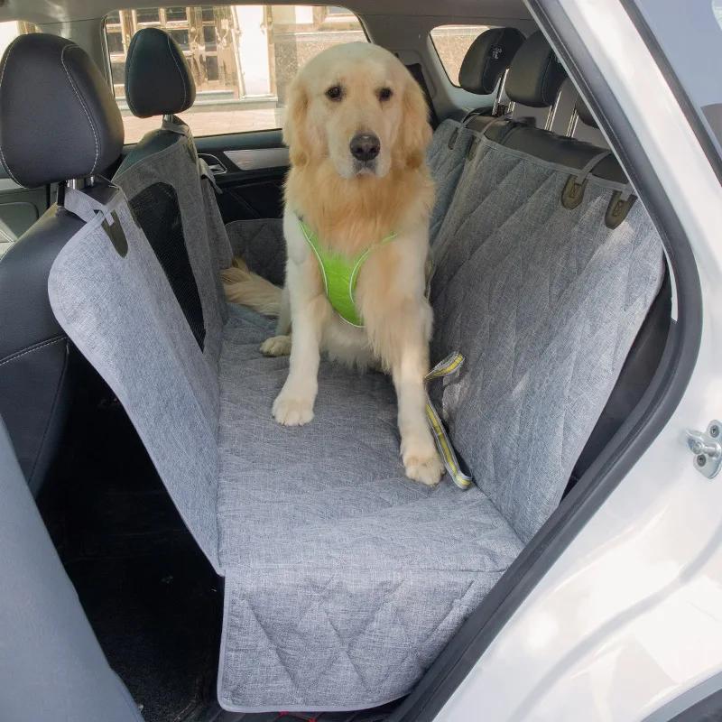 Universal Dog Car Seat Cover Waterproof Pet Car Seat Back Row Dog Pad Hammock Vehicle Rear Cover Cushion for Dogs Safety Pad