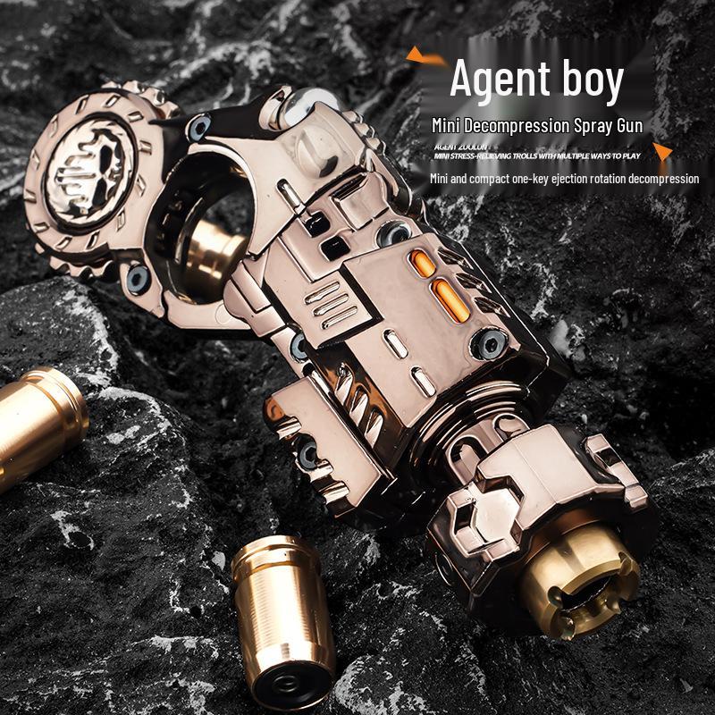 Goldsmith Hall Folding Alloy Toy Gun - Mini Soft Bullet EDC Decompression Launcher