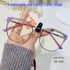 95182 Stilvolle Cat-Eye-Blaulichtbrille für Damen - Leicht, Verglasungsfähig