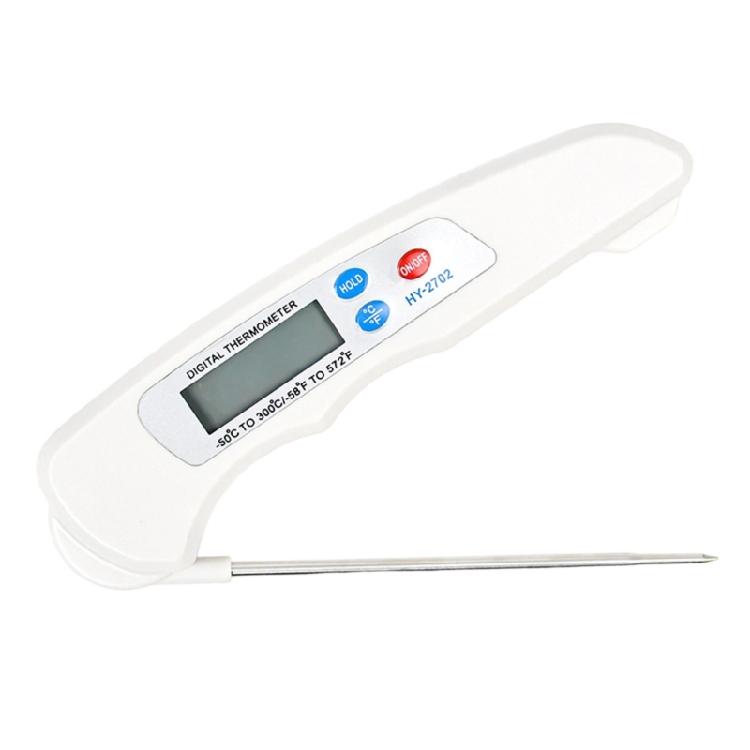 

Precise Kitchen Cooking Thermometers With Collapsible Probe For Fast Reading Oil Milk Beer And Food Temperature Checking белый
