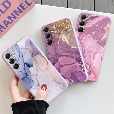 Capa de silicone macia de mármore para Xiaomi Redmi Note 13 Pro 13C Poco M6 Samsung A35 A55 M35 S24 Huawei Honor 200 iPhone Câmera protetora à prova de choque