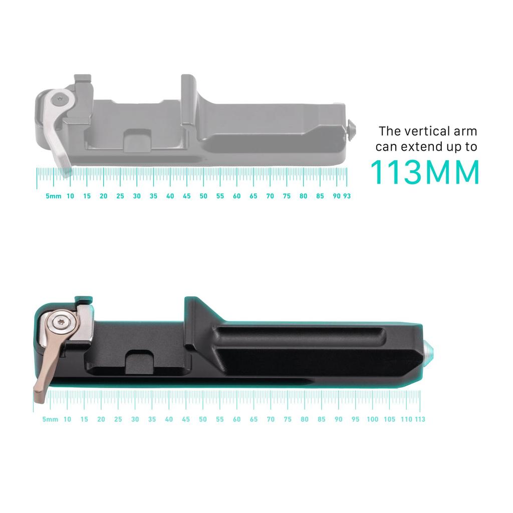 TILTA Extendable Arm with Rotating Quick Release Baseplate for DJI RS3 Mini Gimbal TGA-RS3M-EA