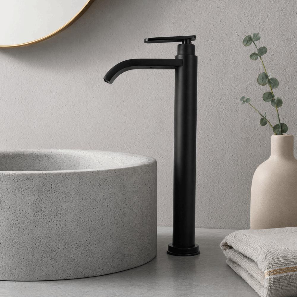 304 Stainless Steel Faucet Single Cold Water Sink Faucet Modern Tall Basin Tap Kitchen Sink