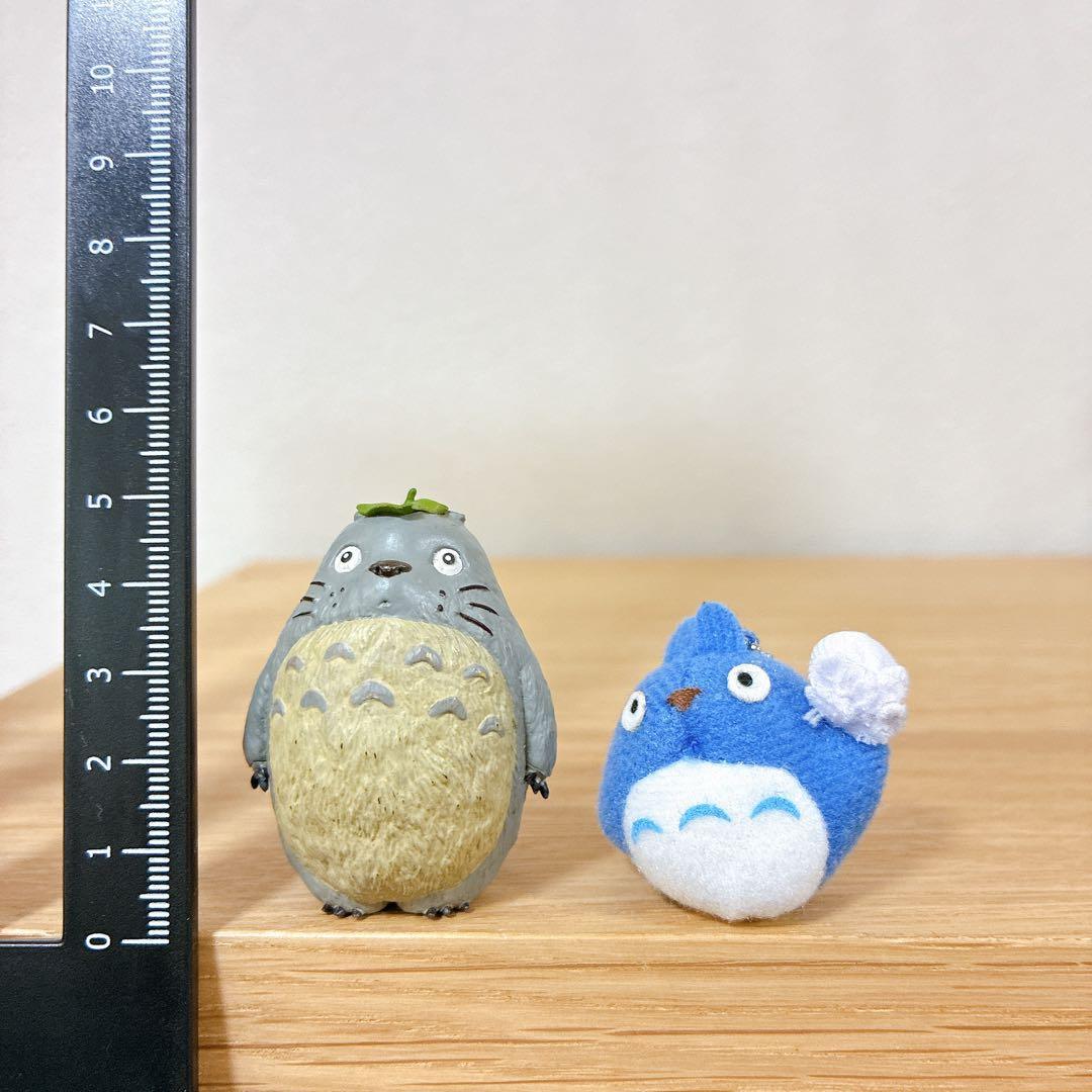 [Mini] My Neighbor Totoro 2-piece set (Big Totoro finger puppet & Medium Totoro stuffed toy)