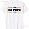 Da Pope From America Chicago Leo Xiv Provost T Shirt Vintage Washed Versatile Breathable Homme Designer Clothes