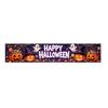 Outdoor Hanging Banners Halloween Fence Banner, 118 x 20 Inch Large Yard Sign Banner Flag, Scary Trick or Treat Party Decor Backdrop Decoration