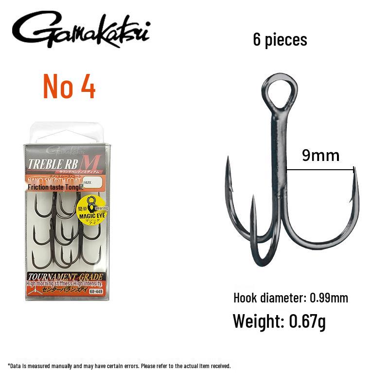 Gamakatsu Japan Barschfischen Drillingshaken RB M – Hartköder Ankerhaken