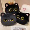 Kawaii Black Cat Plush Toy Doll Cute Big Cuddly Pillow Cushion Ins Black Cat Plush Toy Doll For Boy Girl Brithday Gifts
