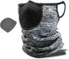 Winter Half Balaclava with Ear Loops Warm Brushed Cold Heat Wind Neck Sports Cycle Mask Commuting To Work or School [Gorix] [with Filter, Fleece,