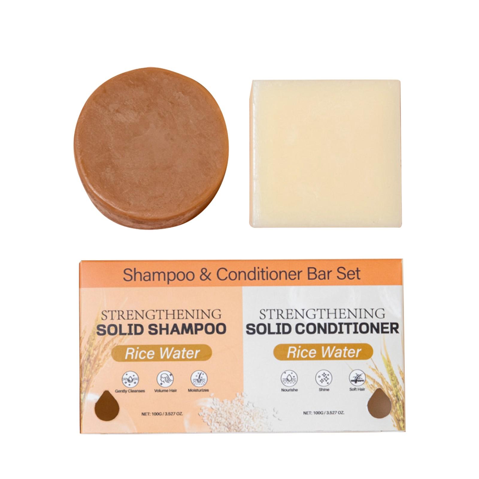 

Набор шампуней с рисом, набор шампуней, способствующий росту волос, питающий кожу головы, увлажняющий шампунь для контроля жирности, увлажняющий кондиционер 100 г*2 One Size белый