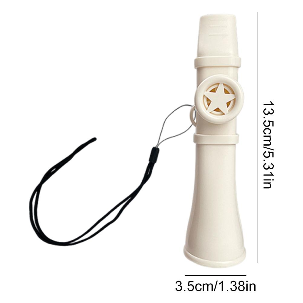 Flauto Kazoo con Cordino Regolabile Semplici Strumenti Kazoo Plastica Boccaglio Dudu Flauto Sassofono Per Principianti Amanti della Musica