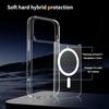 For  Wireless Charge Magnetic Case for For Iphone 17 17Air 17Pro Max Shockproof Transparent Shell PC Clear Cover for For Iphone17