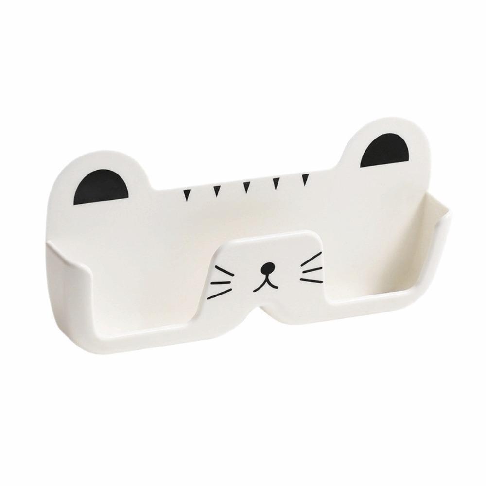

Easy To Install Wall Mounted Eyeglass Frame Cute Glasses Holder Cat Glasses Frame Office білий