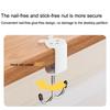 Cute Rabbit Desk Bag Hook Table Side Hanging Hook Adjustable Storage Hooks Headphone Backpack Desk Hanger Punch-Free