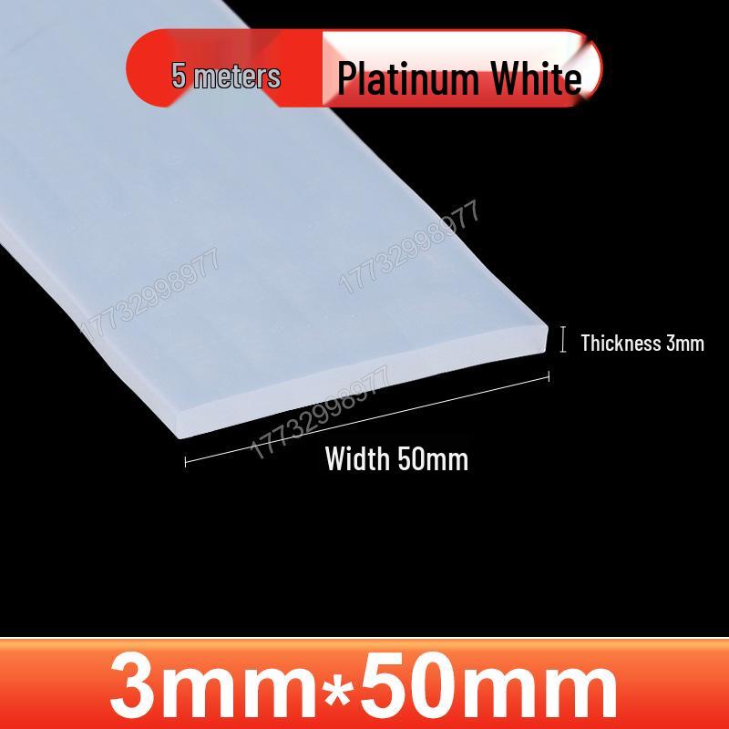 High-Temperature Resistant Transparent Silicone Rubber Sealing Strip