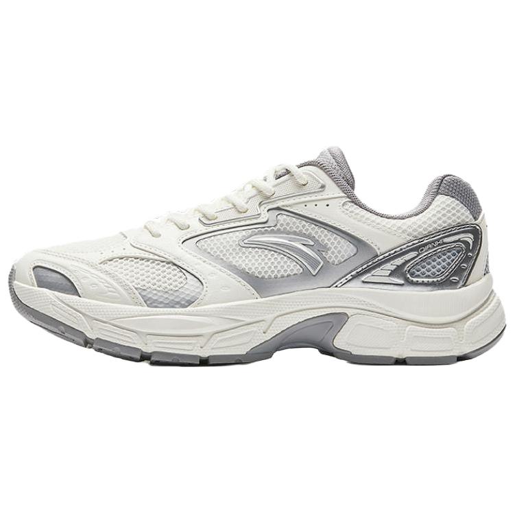 ANTA Women Trendy Casual Retro Y2K Dad Shoes Off White Silver Grey 122528891-1 35.5