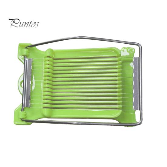 

Картофельная яйцерезка Easy Press Пищевая ломтерезка Luncheon Meat Cutter с 14 проволоками из нержавеющей стали Сырорезка для мягких фруктов Тофу Фрукты дракона зелёный