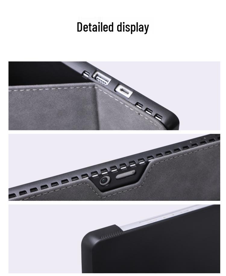Surface Pro 12 Leather Stand Case: Anti-Drop Protective Cover for Microsoft Pro 9 Tablet