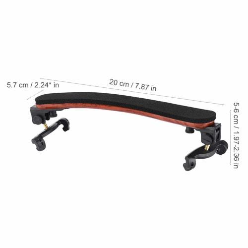 VGEBY Shoulder Rest for 4/4 Violin, Easy to Use, Adjustable Height, Fiddle Violin Shoulder Rest, Adjustable String Instrument Accessories
