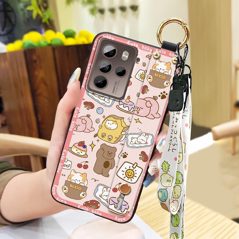 Waterproof Silicone Phone Case For HTC U23 Pro/U23 Anti-dust Wristband Phone Holder Shockproof Dirt-resistant Kickstand