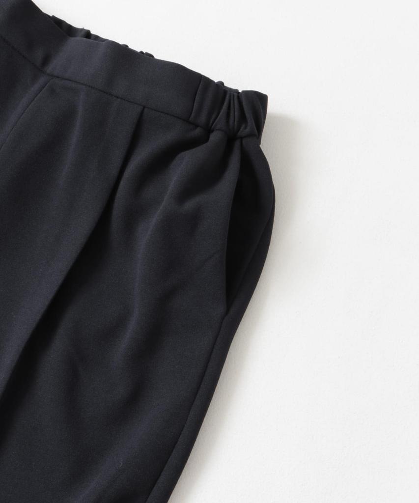 URBAN RESEARCH DOORS Cut Georgette Tapered Medium Women's Pants, DR47-24A212, Navy,