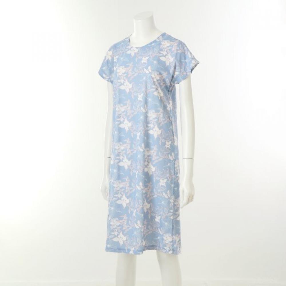 Venus White Floral Print One Piece Pajamas Vevs103l