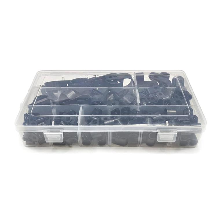 

Easily Wire Organization Black Cable Fasteners Nylon Clip CC3(1/2)13.2 1